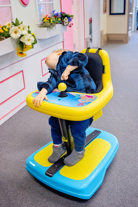 Mini Explorer Riding Chair Functional Elements of the Explorer Mini's Saddle Seat