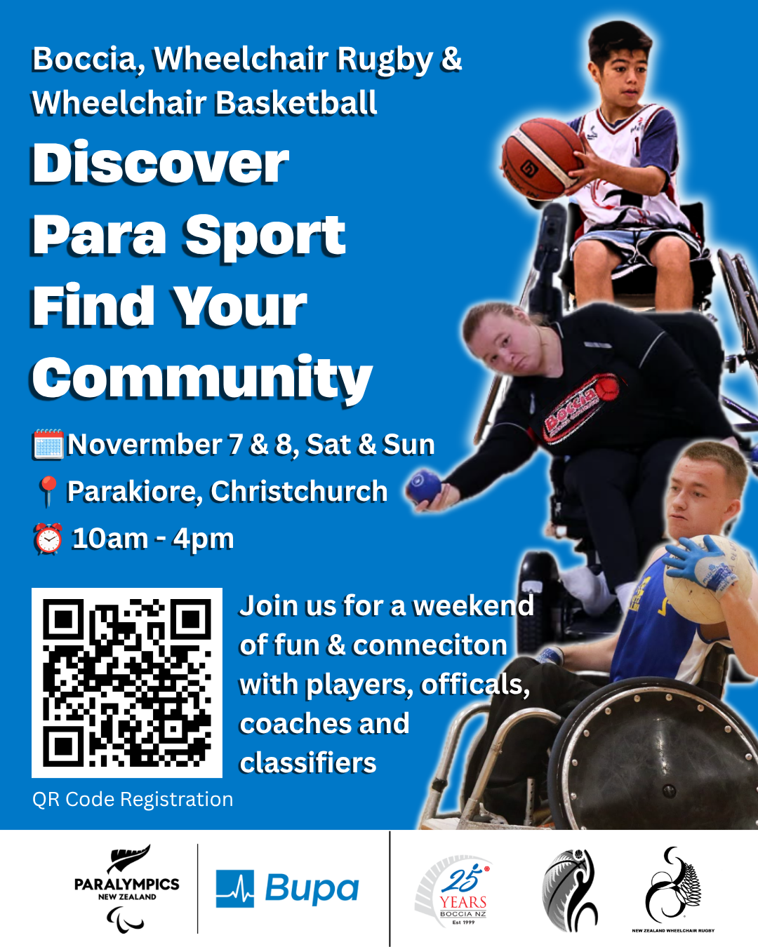 Discover Para Sport Find Your Community Event Flyer