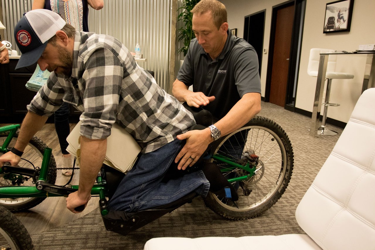 Upgrading Adaptive Athlete David Poole's Handcycle & Bucket Bike