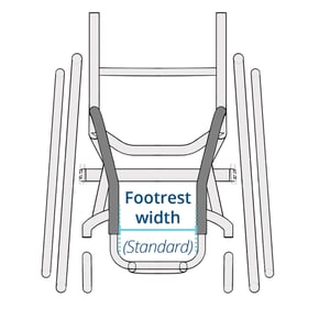 K0005-Footrest width standard
