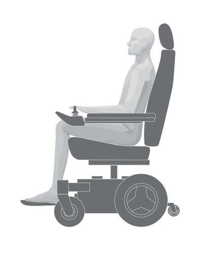 Rear-wheel-drive-wheelchair