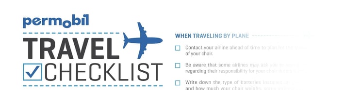 permobil travel checklist