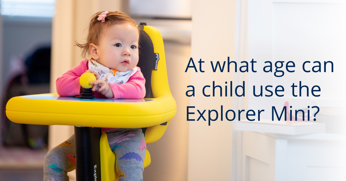 At what age can a child use the Explorer Mini