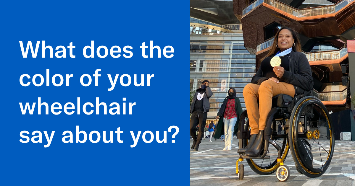 What does the color of your wheelchair say about you?