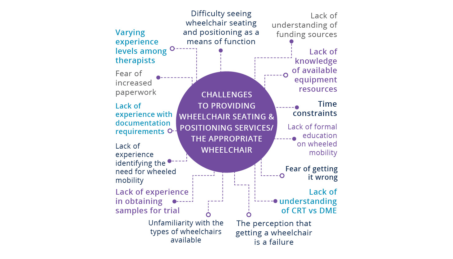 Challenges wheeled mobility