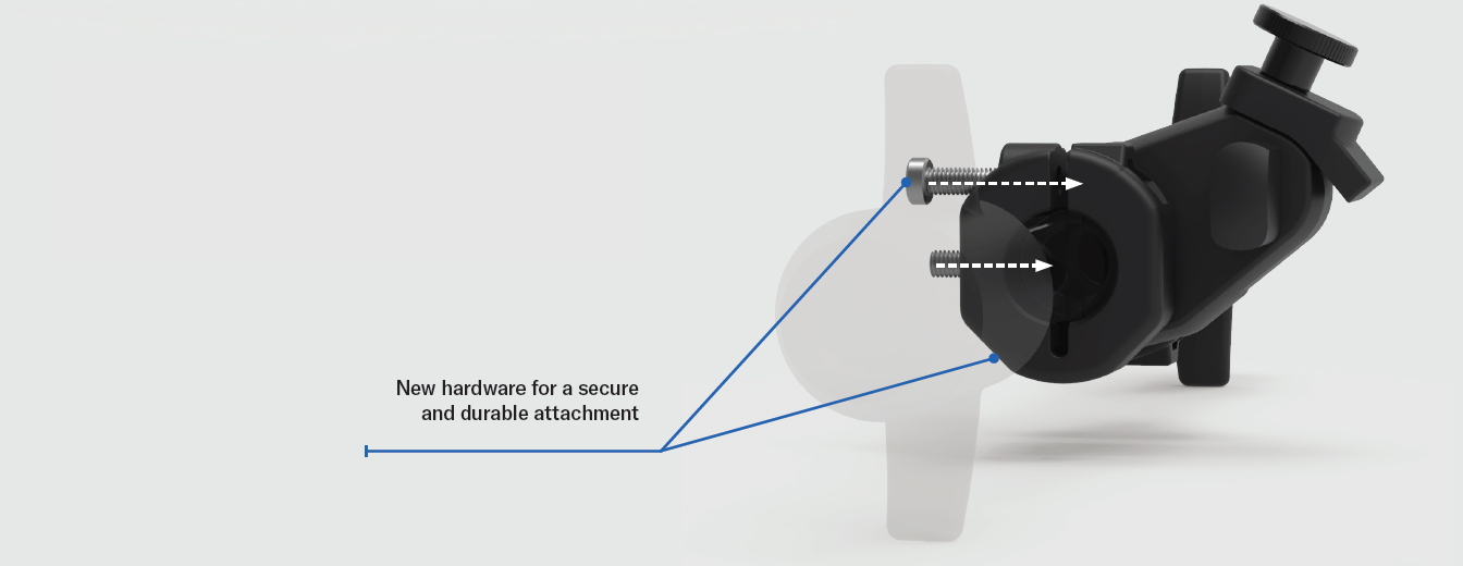 Reinforced adapter bar